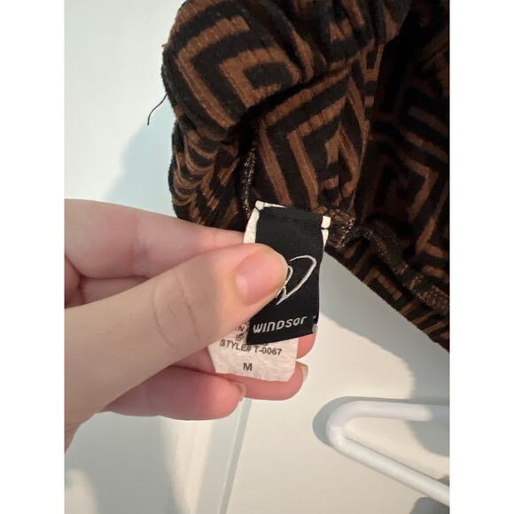 Windsor “Greek Mystique” Bralette & Shorts Set – Top M / Bottom S – Tan - Picture 5 of 8